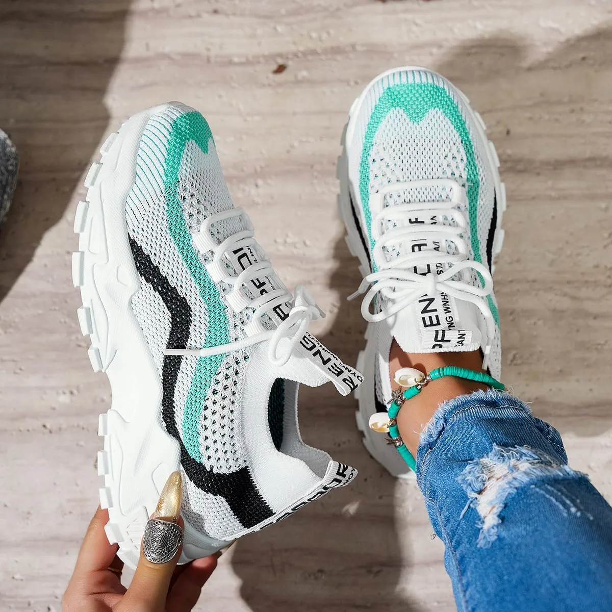 Womens Sneakers Breathable Walking Shoes Women - Lightweight Anti-Slip Tennis Shoes for Gym, Travel & Daily Wear, Comfortable Casual Shoes for Women