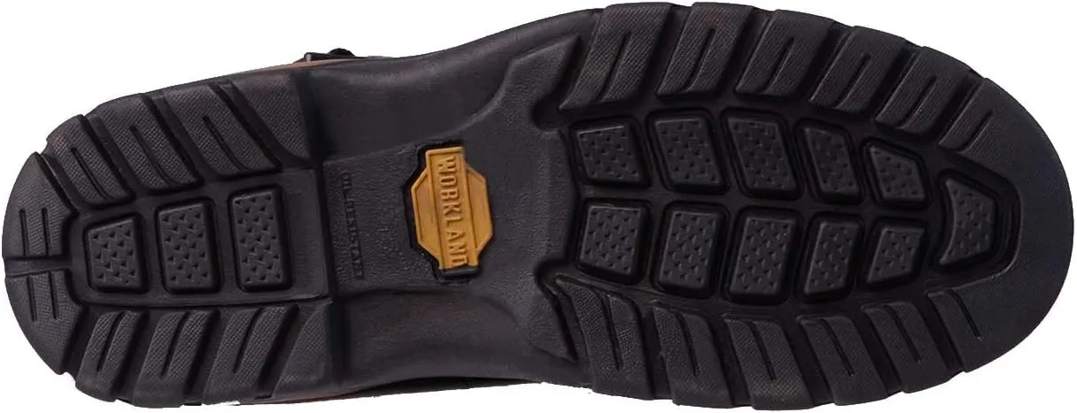 WORKLAND 77415 Motorcycle Boots for Men - Leather Boots with Protections - Work Boots For Men - Rubber Sole Slip Resistant and Reflective Motorcycle Riding Boots - Botas para Motocicleta Hombre