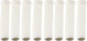 X AUTOHAUX 8 Pcs High Heat Shield Engine Spark Plug Wire Boots Protector Sleeve Cover for Car White