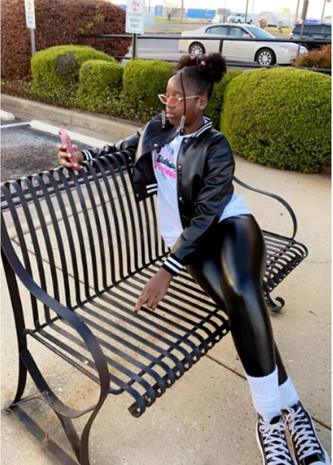 Xaspee Varsity Bomber Jacket Women Causal Baseball Crop Top Letterman Faux Leather Snap Button Sports Outwear Jackets