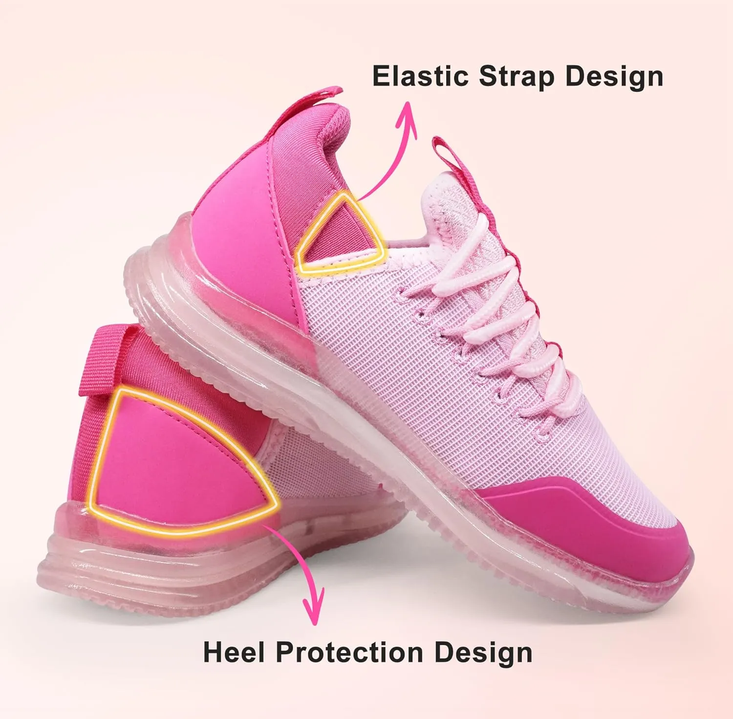 YESKIS Toddler Boys Girls Light Up Shoes Lightweight Mesh Breathable Fashion Led Flashing Walking Running Sneakers for Toddler and Little Kid